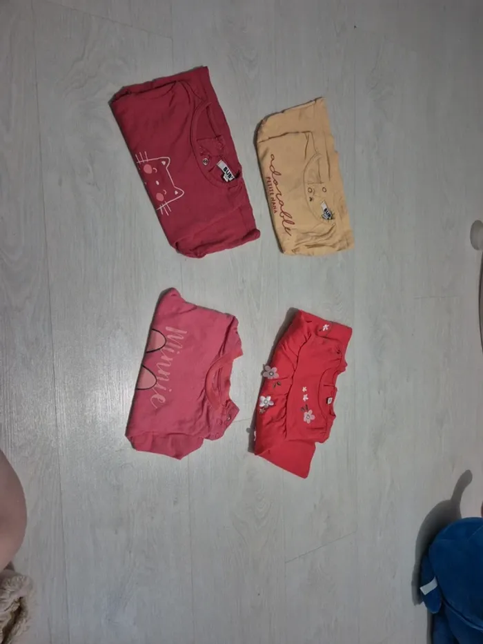 Lot de 4 T-shirt manches longues