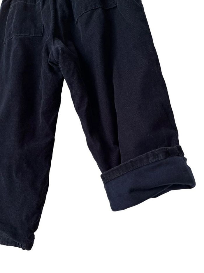Pantalon confortable noir en velours côtelé - Jacadi 24 mois (88cm) - photo numéro 4
