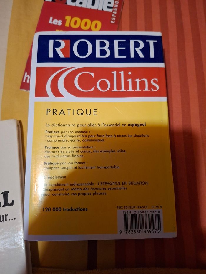 Dictionnaire  français espagnol - photo numéro 2