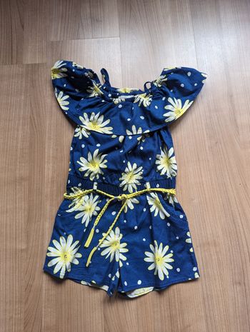 Combi short a fleurs