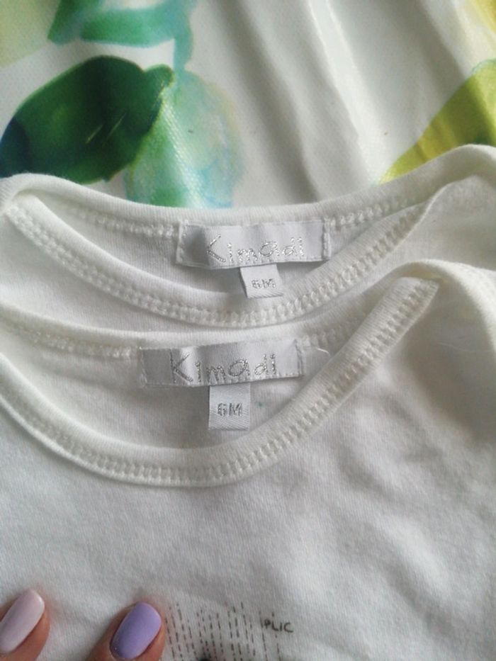2 tee-shirts bébé - photo numéro 7