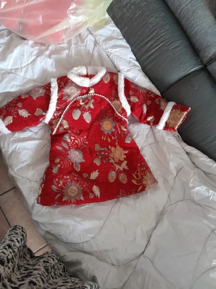 Robe fête chaude chinoise