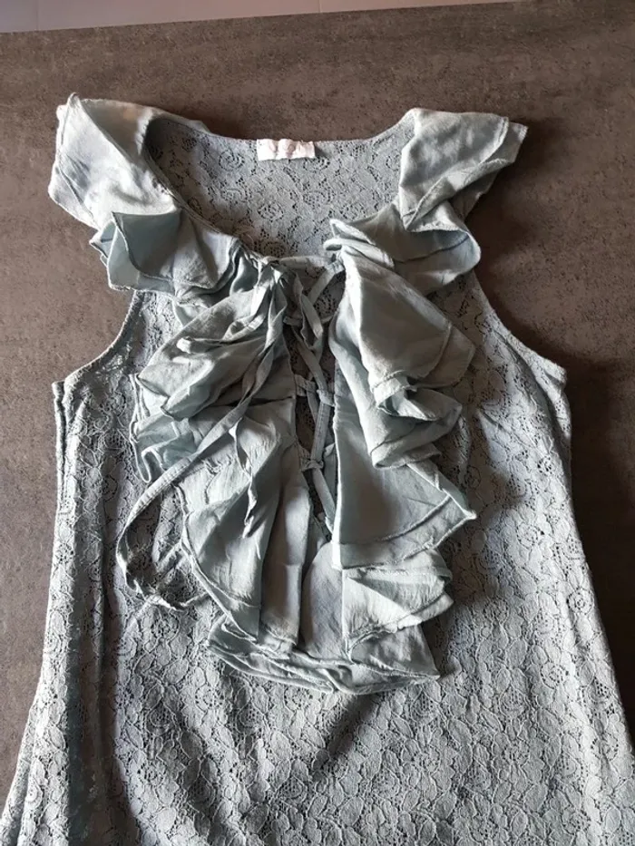 Robe en soie S bleu Josh - photo numéro 6