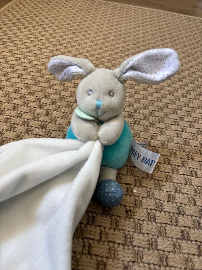 Peluche lapin baby nat - photo numéro 2