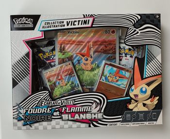 Coffret victini pokémon ev10.5 foudre noir et  flamme blanche