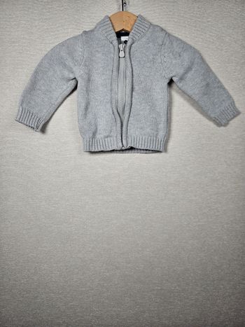 Gilet zippé  grain de blé 3 mois 59 cm 