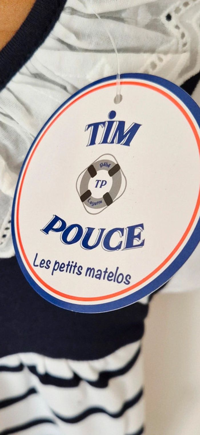 Ensemble Tim Pouce 12 mois Fille - photo numéro 2