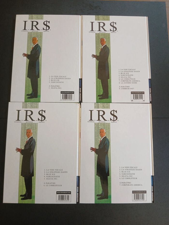 Lot de 4 bd irs 1 à 4 - photo numéro 3