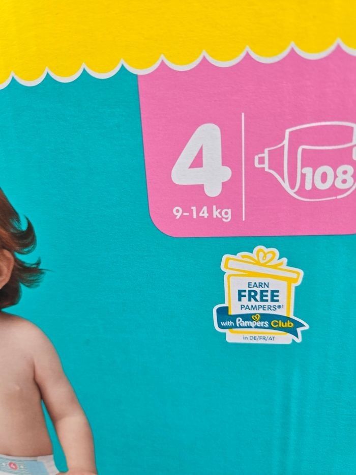 Lot de 2 maxi cartons pampers taille 4 - photo numéro 2