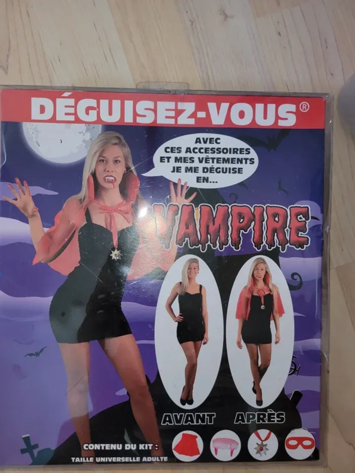 Déguisement vampire adulte