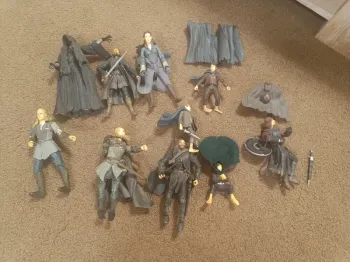 Lot figurines seigneur des anneaux