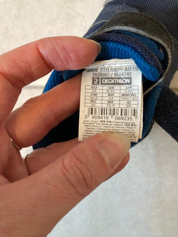 Baskets décathlon T.25 - photo numéro 8