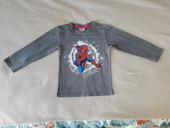 T-shirt ML spiderman 4 ans - photo numéro 2
