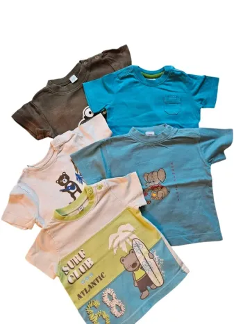 Lot de 5 Tee-shirt- 12 mois