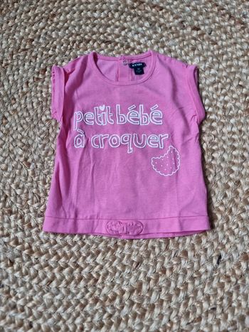 Tee-shirt manches courtes kiabi 3 mois