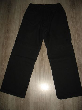 PANTALON DROIT NOIR 2 en 1 - FEMME "LE BEAU-FORT" - NEUF - TAILLE 46 - n°02