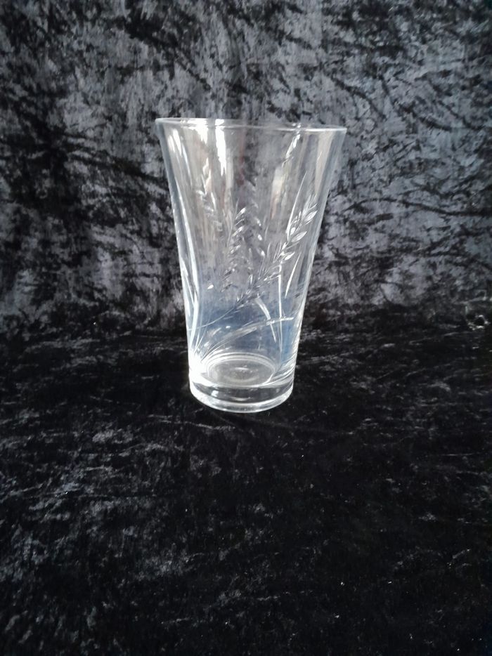 Vase en cristal Hauteur 30 cm Diamètre 16 cm