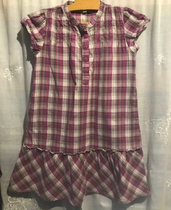 Superbe robe écossaise 8 ans Vert Baudet