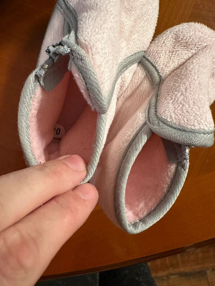 Chausson fille rose pale - photo numéro 8