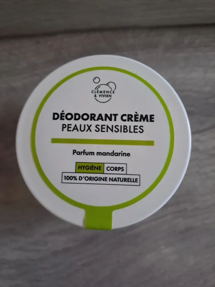 Déodorant Clémence & Vivien Peaux Sensibles - 100% Naturel - Mandarine - NEUF - photo numéro 2