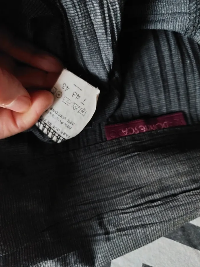 Chemise demi saison grise foncé - photo numéro 7