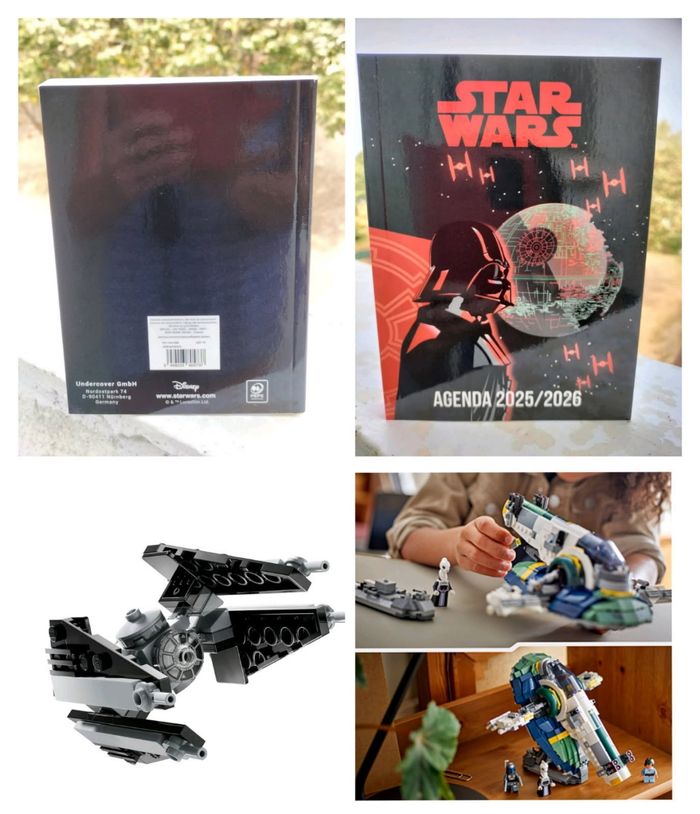 Lego star wars le vaisseau Jango fett le tie interceptor miniature et agenda - photo numéro 2