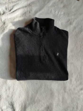 Pull col montant zippé MCS Marlboro Classics