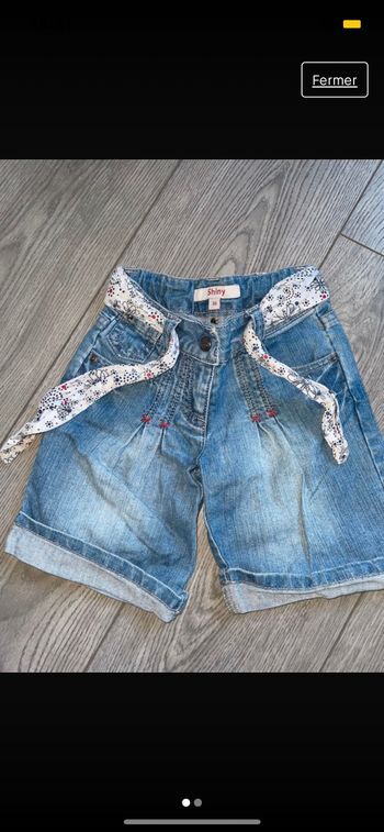 Magnifique Short Pantacourt large 3 ans