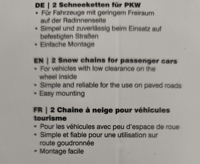 Chaine a neige neuve - photo numéro 3