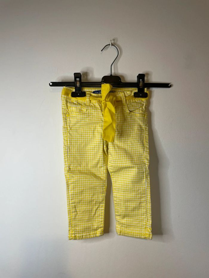 Pantalon à carreaux okaidi 4 ans fille