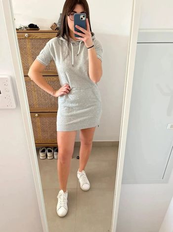 Robe pull/robe sweat grise French Terry 18.18