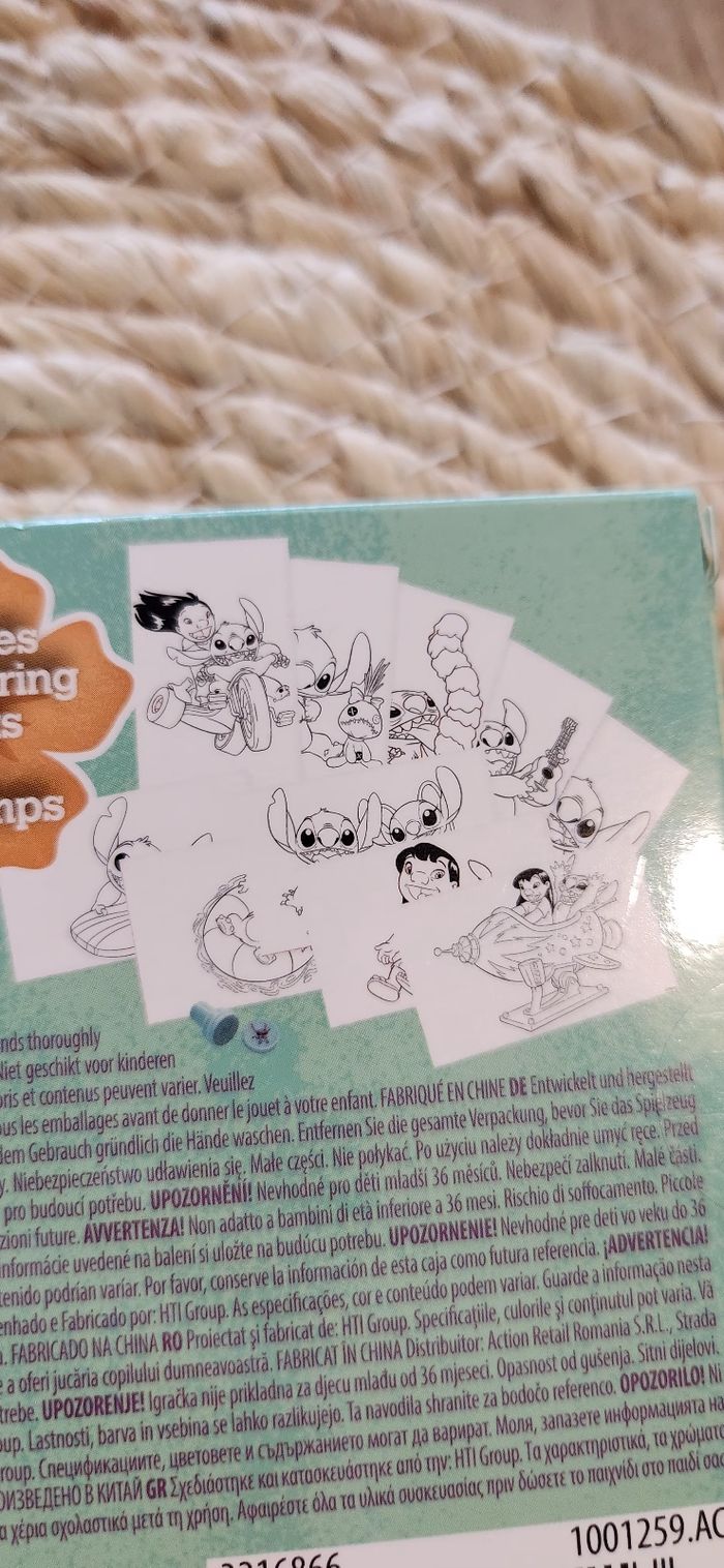 Boite de Tampons Stitch X26 - photo numéro 8