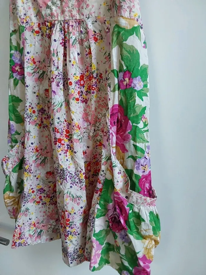 Robe blouse fleuris - photo numéro 2
