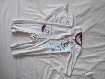 Pyjama velours sans pied