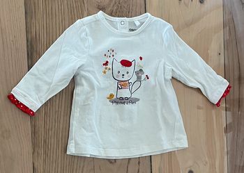 Haut manches longues fille 3 mois – Orchestra – Chat