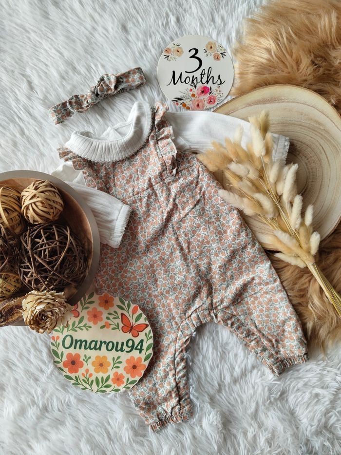 Ensemble complet sergent major fille 3 mois 🎀