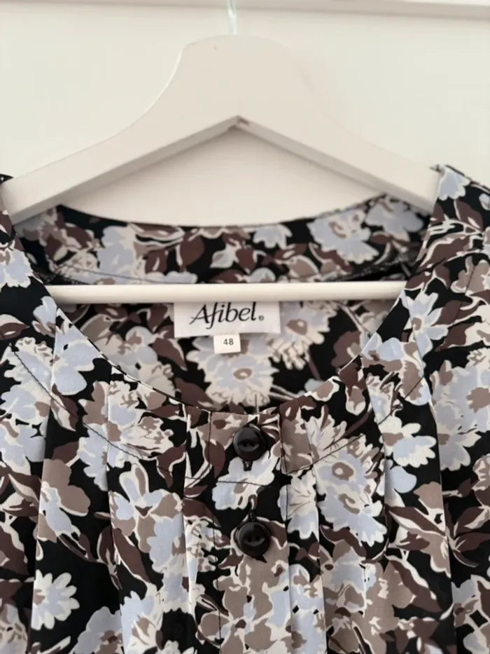 Belle blouse fluide fleurie Afibel 🌸 48 - photo numéro 8