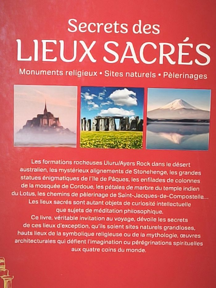 Livre "secrets des lieux sacrés" - photo numéro 2