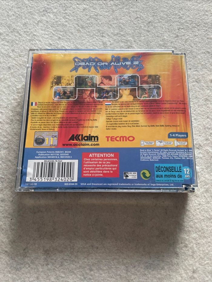 Dead or alive 2 Jeu Sega Dreamcast Complet FR - photo numéro 4