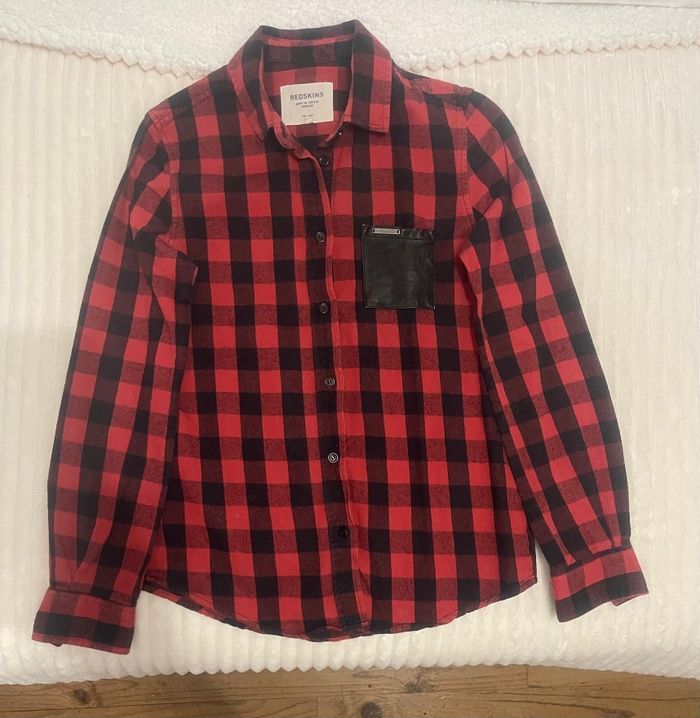 Chemise a carreaux redskins