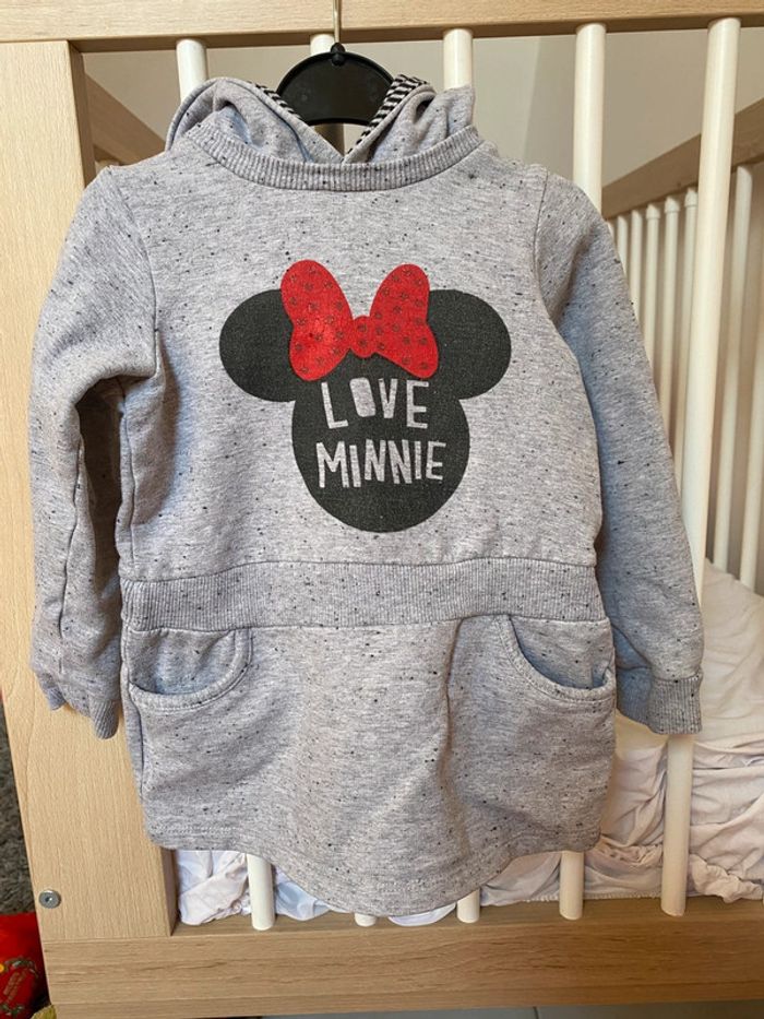 Robe pull épaisse Minnie Mouse Disney 2ans bébé fille