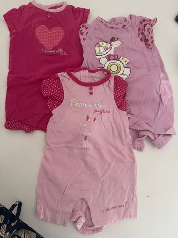Pyjama short 6 mois été fille