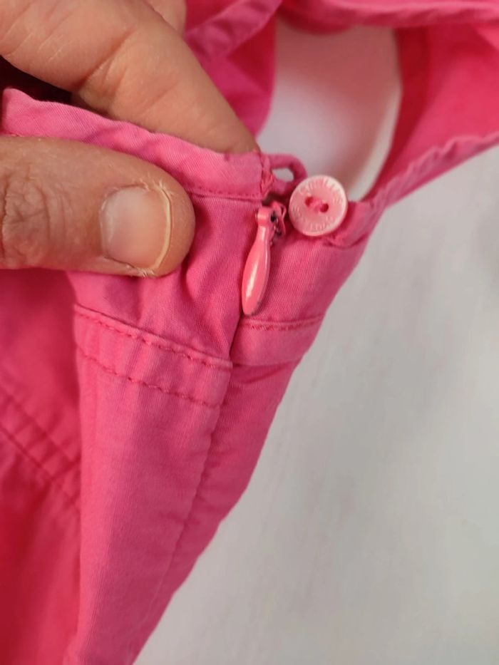 Robe fushia bretelles fines 5/6 ans - photo numéro 5