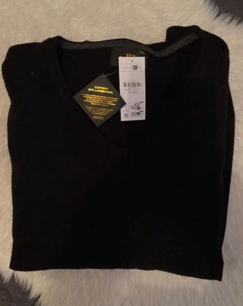 Pull homme en laine d’agneau XXL neuf