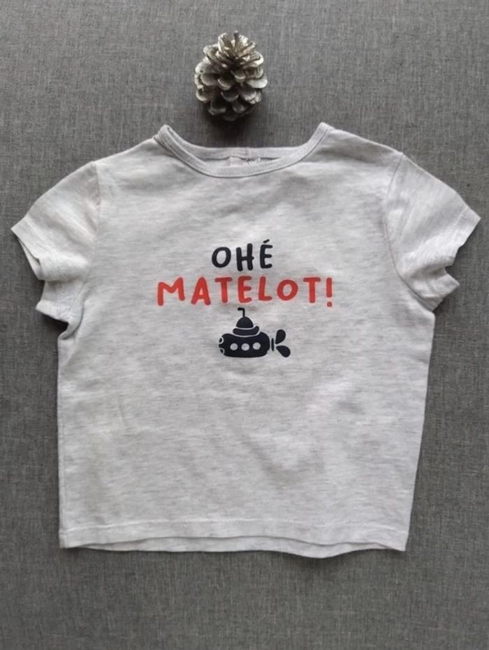 🔸Tee-shirt MC Kiabi 12M🔸