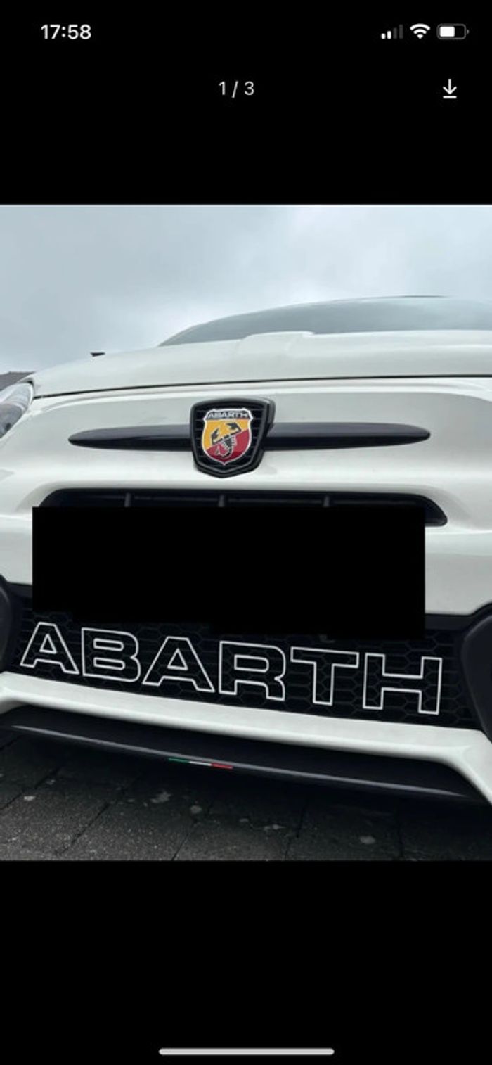 Abarth accessoire calandre 595 695