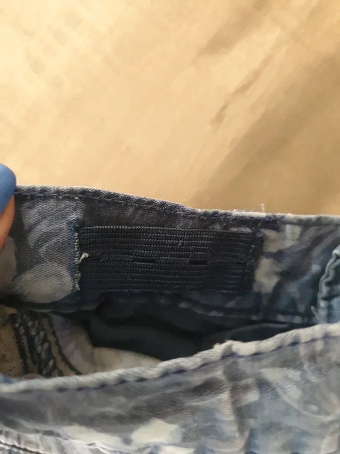 Short jeans fleuri été - photo numéro 5