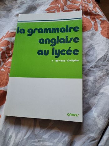La grammaire anglaise au lycee