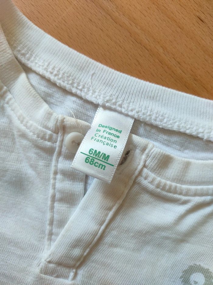 Tee-shirt obaibi 6 mois - photo numéro 2