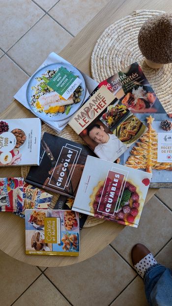 Lot de livres de cuisine